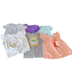 Baby Girls Shirts Size 18 Months T-shirt Bundle Ralph Lauren Carter's Toddler